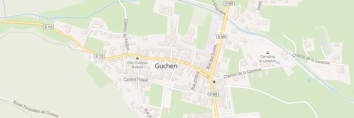 Plan du 26 Rte de l’Arbizon à Guchen