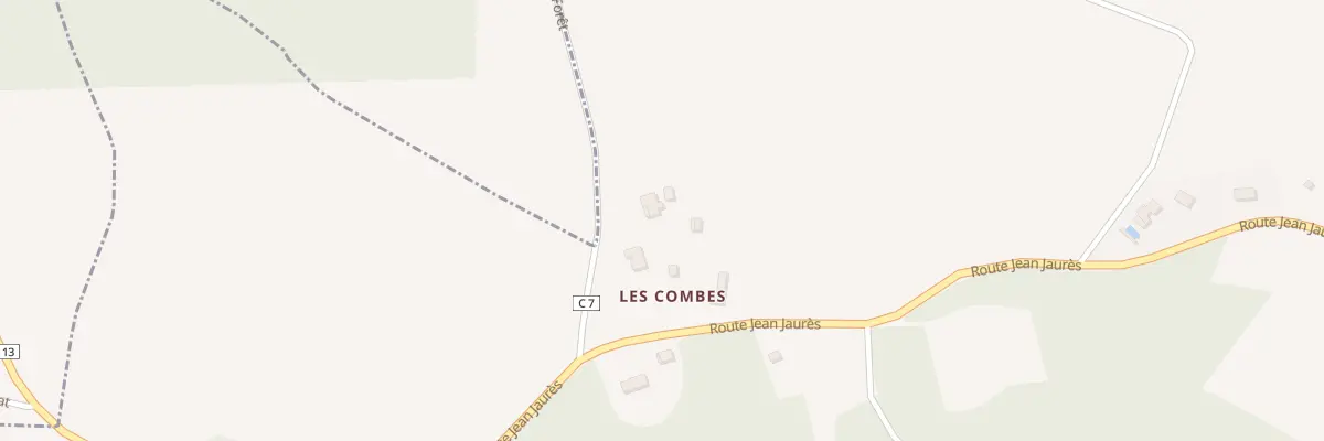 Plan du 50A Le Bourg Nord à Saint-Georges-Blancaneix
