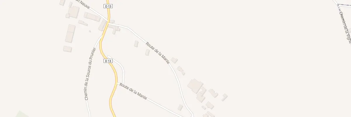 Plan du 227 Rte de la Manie à Ribérac