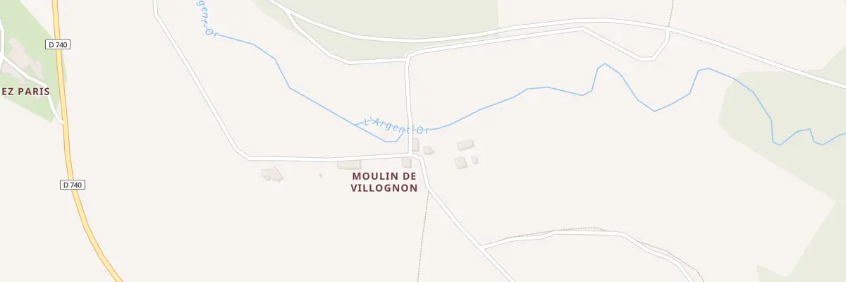 Plan du 1 Moulin de Villognon à Nanteuil-en-Vallée