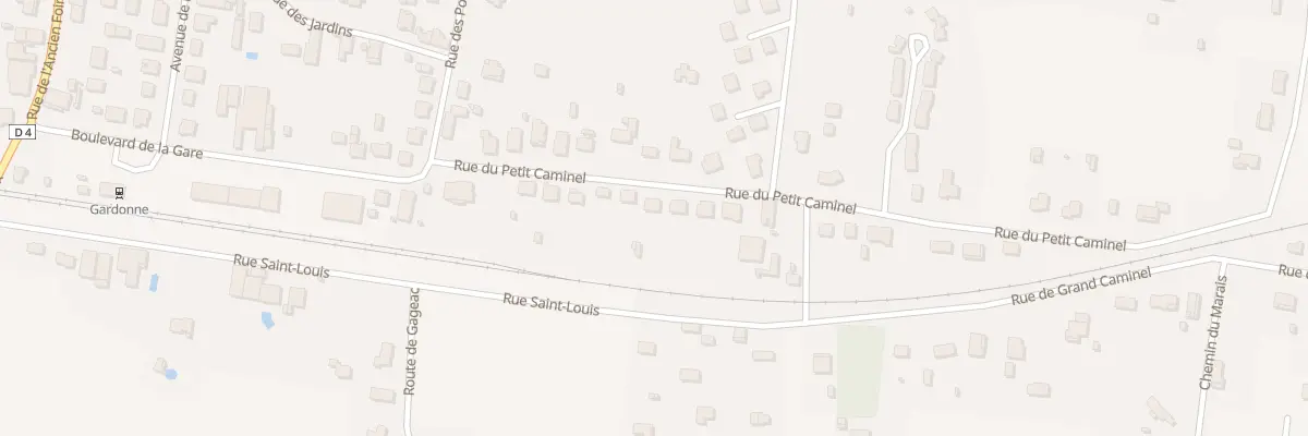 Plan du 14 Rue du Petit Caminel à Gardonne