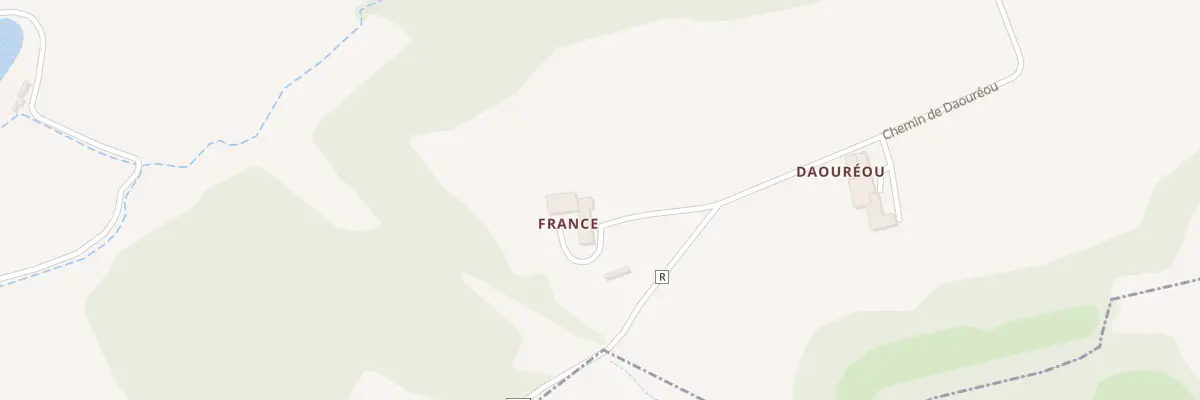 Plan du 5106 Daoureou à Riguepeu
