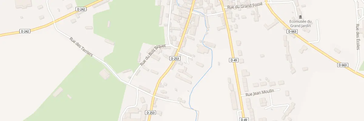 Plan du 33 Rue du Bois Benard à Sap-en-Auge