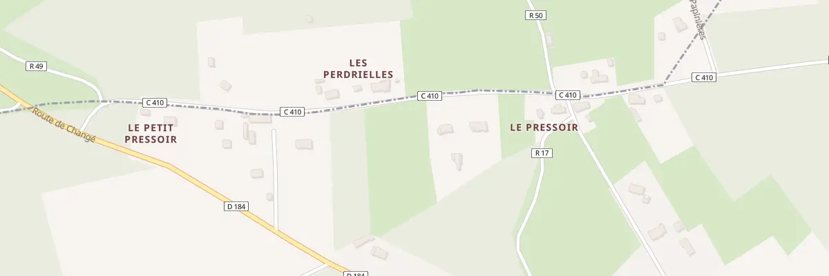 Plan du 472 Che de Saint Calais à Parigné-l’Évêque