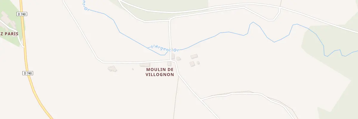 Plan du 3 Moulin de Villognon à Nanteuil-en-Vallée