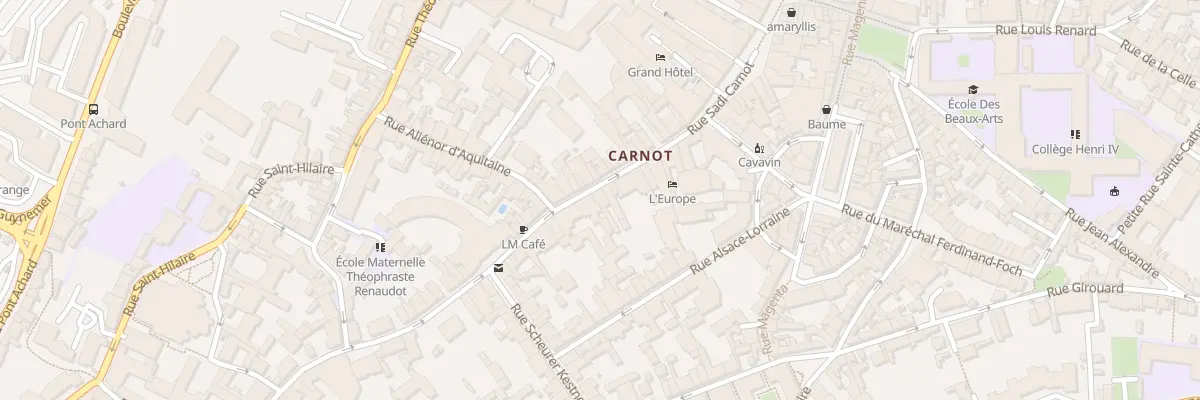 Plan du 57 Rue Carnot à Poitiers