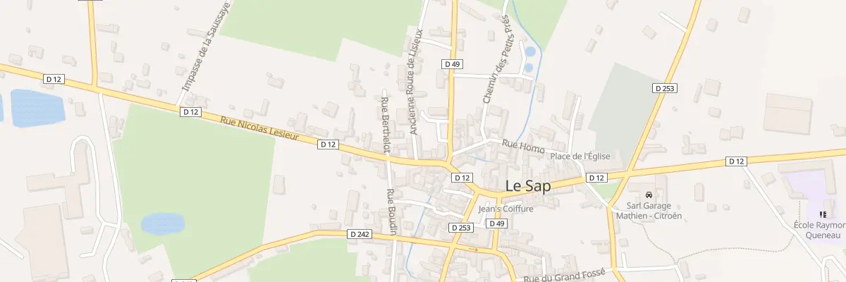 Plan du 6 Rue Nicolas Lesieur à Sap-en-Auge