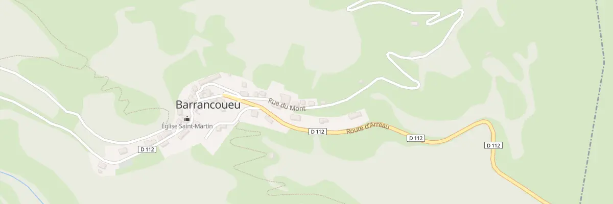 Plan du 5002 Berret Long à Barrancoueu
