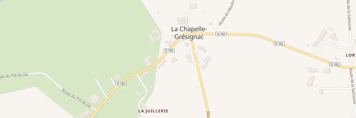 Plan du 598 Voie de l’Europe à La Chapelle-Grésignac
