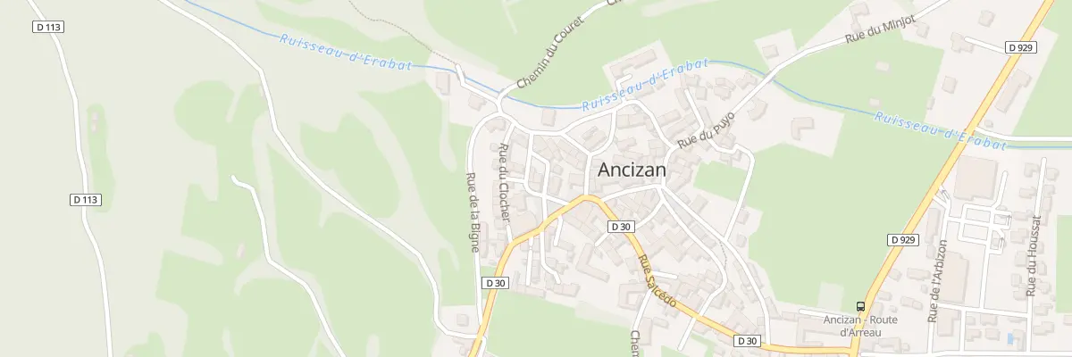 Plan du 5143 Le Village à Ancizan
