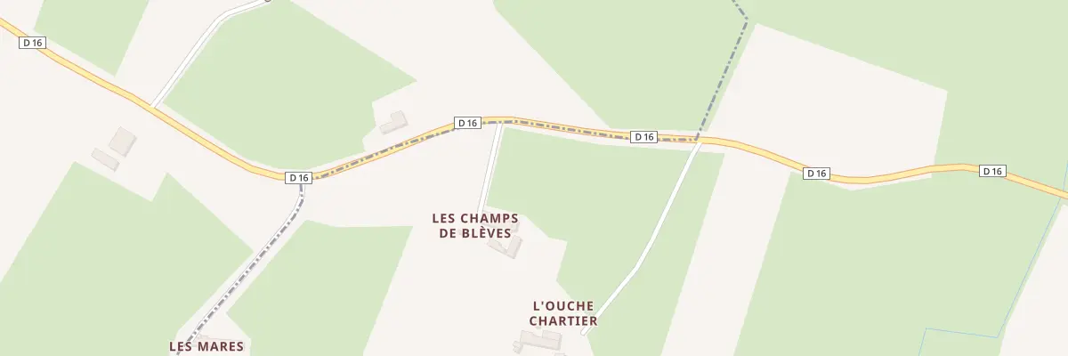 Plan du 5001 Champ de Bleves à Blèves