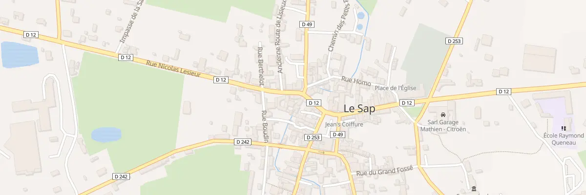 Plan du 1 Rue Nicolas Lesieur à Sap-en-Auge