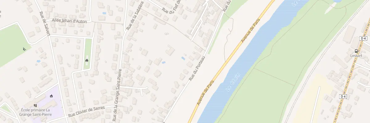 Plan du 59 Rue du Porteau à Poitiers