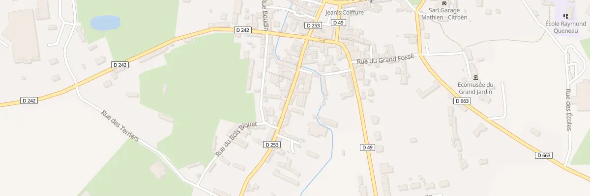 Plan du 19 Rue du Bois Benard à Sap-en-Auge