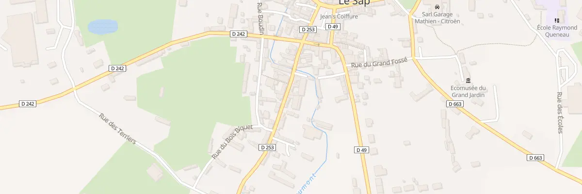 Plan du 17 Rue du Bois Benard à Sap-en-Auge