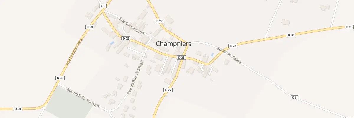 Plan du 5024 Le Bourg à Champniers