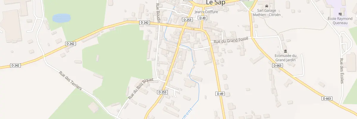 Plan du 15 Rue du Bois Benard à Sap-en-Auge