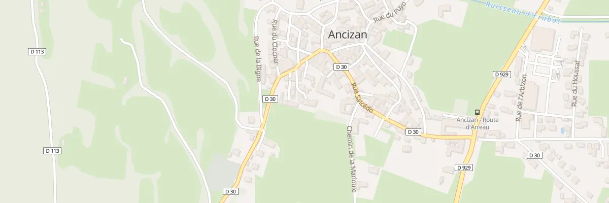 Plan du 12 Sen Bie de Bourdasse à Ancizan
