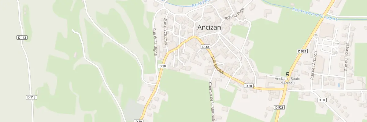 Plan du 3 Sen Bie de Bourdasse à Ancizan