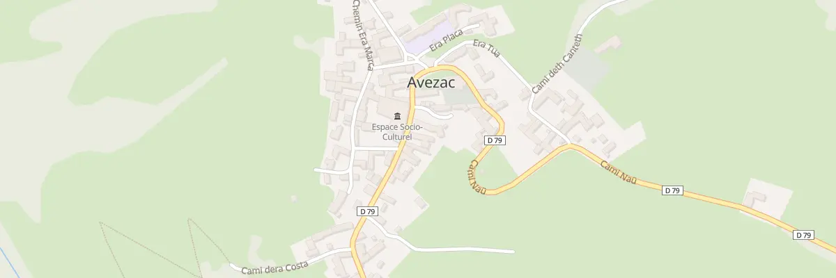 Plan du 9 Pl Era Placa à Avezac-Prat-Lahitte