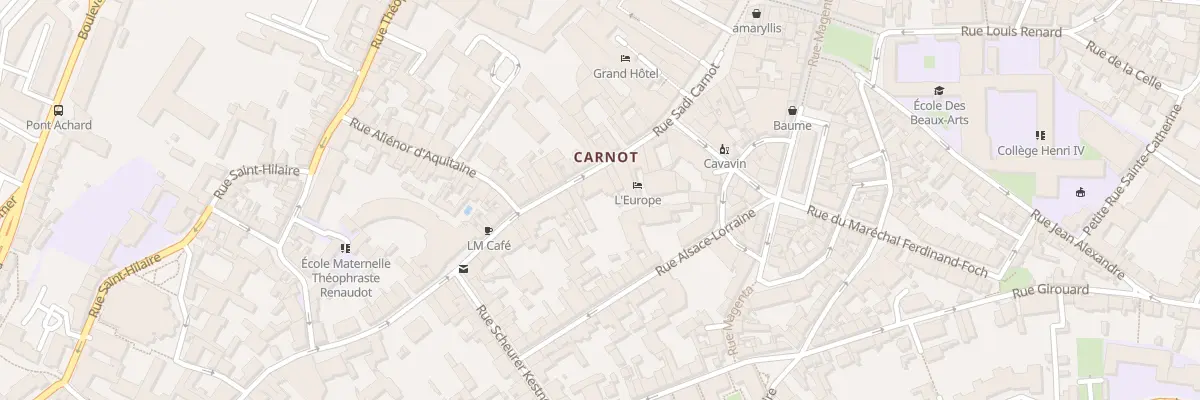 Plan du 49 Rue Carnot à Poitiers