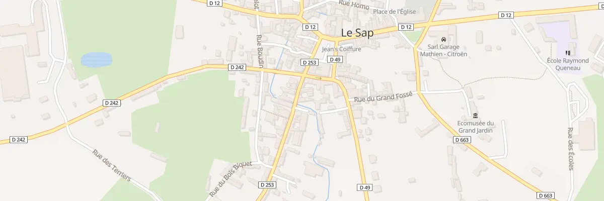 Plan du 9 Rue du Bois Benard à Sap-en-Auge