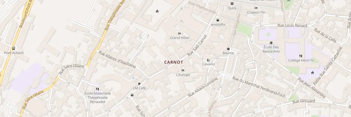 Plan du 46 Rue Carnot à Poitiers
