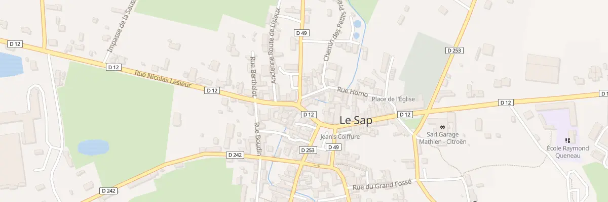 Plan du 2 Rue Homo à Sap-en-Auge