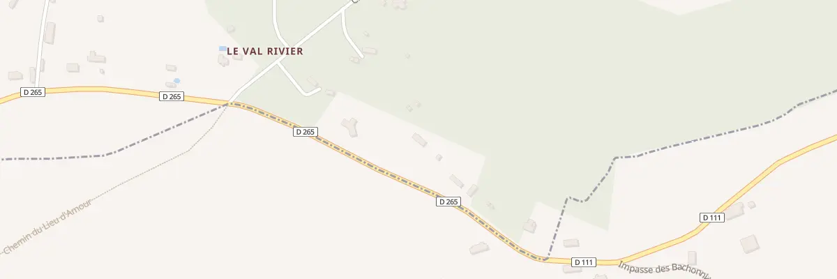 Plan du 883 Rte du Château Malou à Bonneville-la-Louvet
