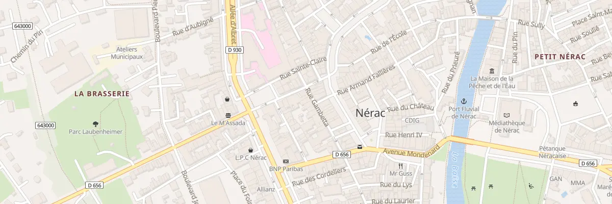 Plan du 67 Rue Gambetta à Nérac