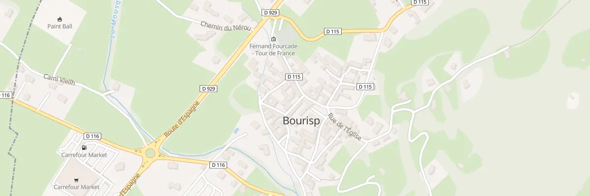 Plan du 5035 Le Village à Bourisp