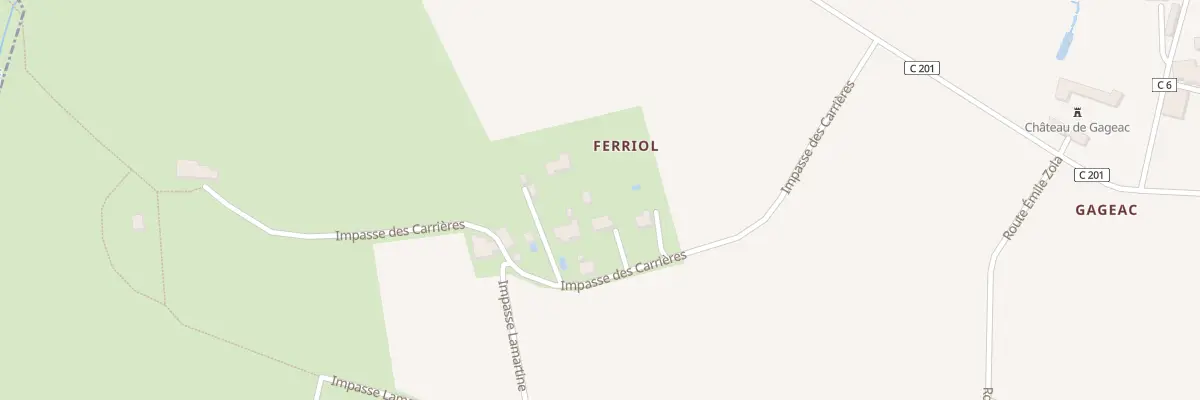 Plan du 304 Imp des Carrières à Gageac-et-Rouillac