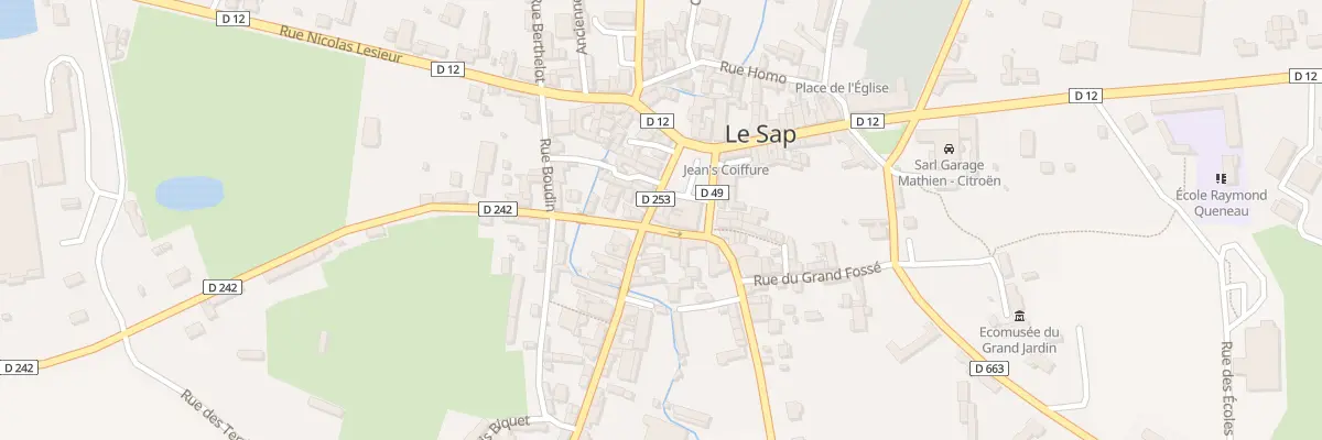 Plan du 1 Rue du Tour des Halles à Sap-en-Auge