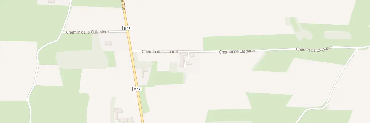 Plan du 6 Che de Lasparet à Lustar