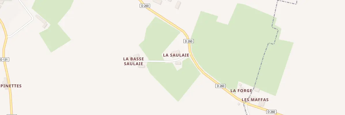 Plan du 5022 La Saulais à Pizieux
