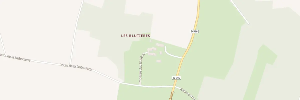 Plan du 2 Imp des Blutières à Lémeré