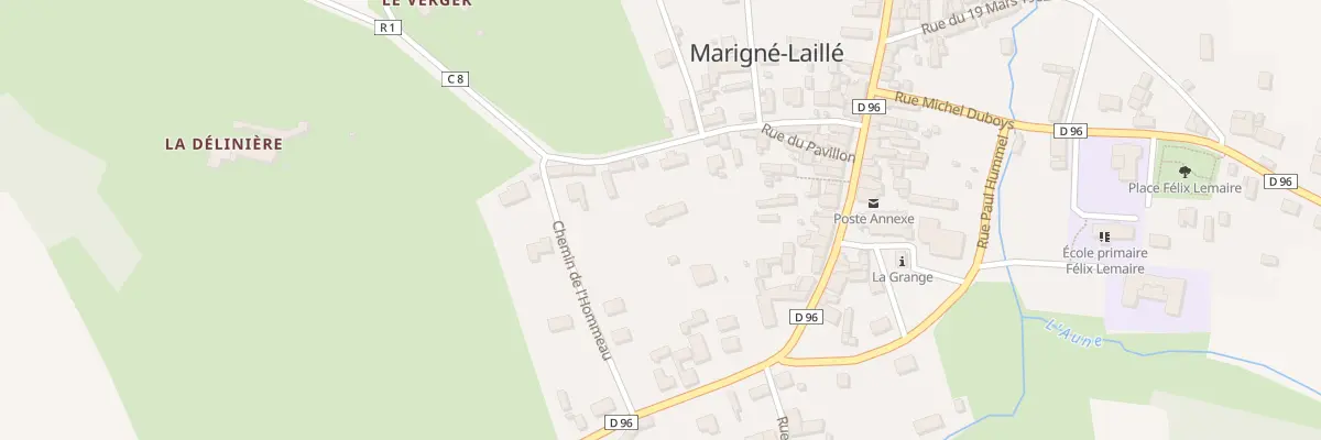 Plan du 17 Rue des Caillères à Marigné-Laillé