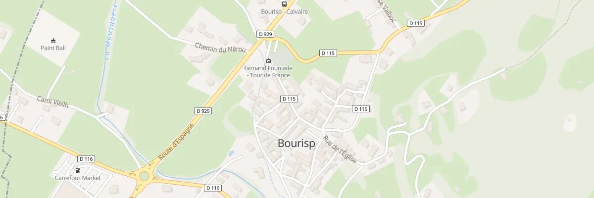 Plan du 5021 Le Village à Bourisp