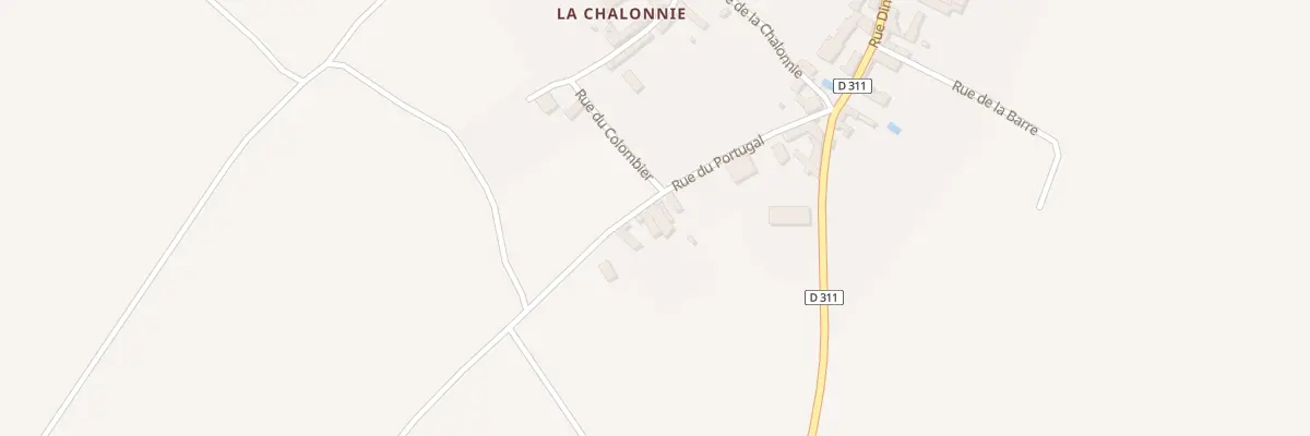 Plan du 7 Rue du Portugal à Faye-la-Vineuse