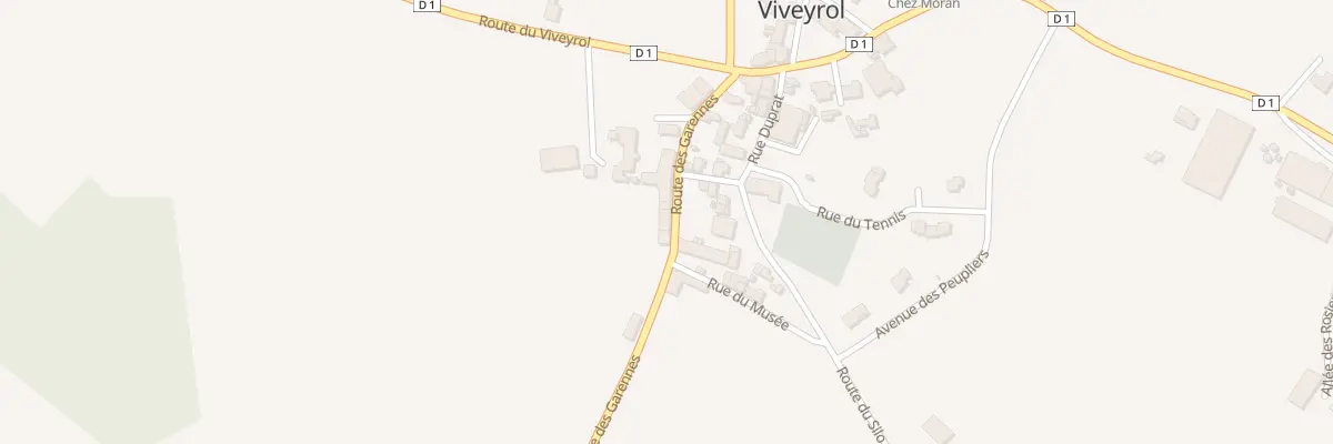 Plan du 91 Le Bourg Ouest à Saint-Martial-Viveyrol