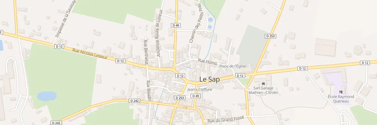 Plan du 6 Rue Homo à Sap-en-Auge
