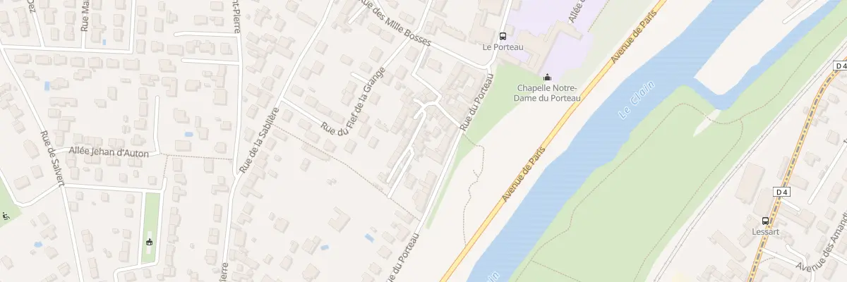 Plan du 21 Rue des Campeurs à Poitiers