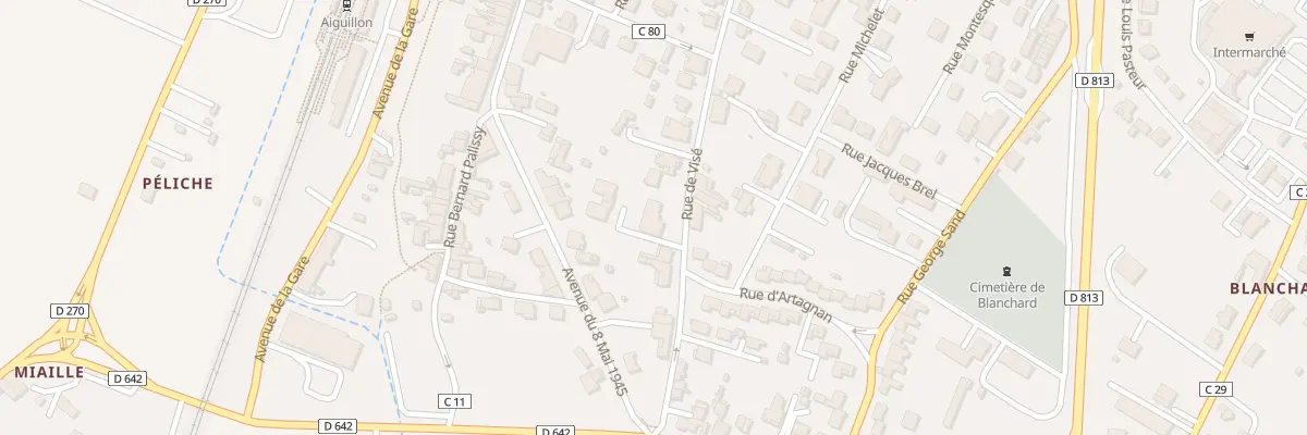 Plan du 46A Rue de Visé à Aiguillon