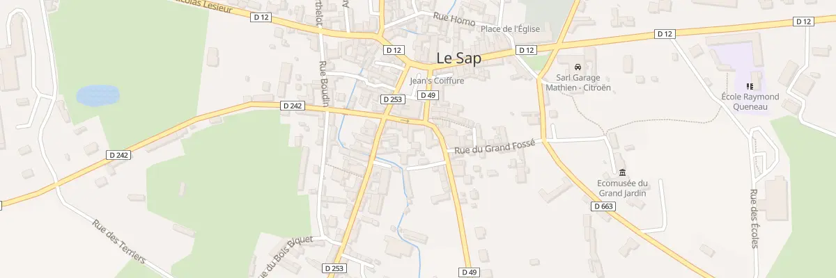 Plan du 12 Rue du Tour des Halles à Sap-en-Auge