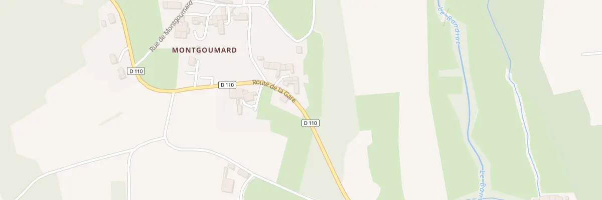 Plan du 2 Rte de la Gare à Bunzac