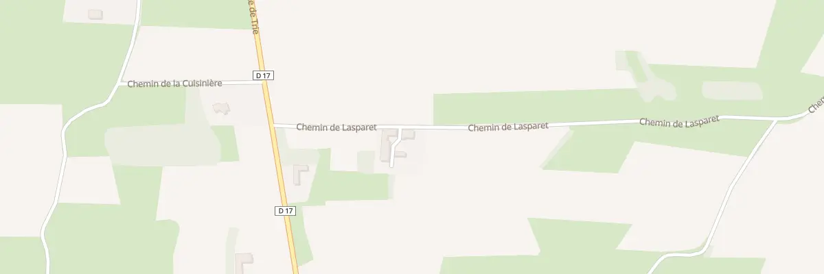 Plan du 8 Che de Lasparet à Lustar