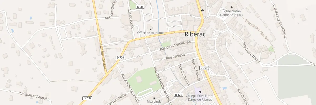Plan du 6 Rue des Mobiles de Coulmiers à Ribérac