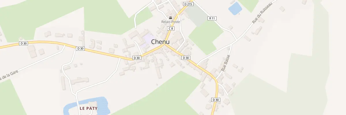 Plan du 4 Rue Grande Rue à Chenu