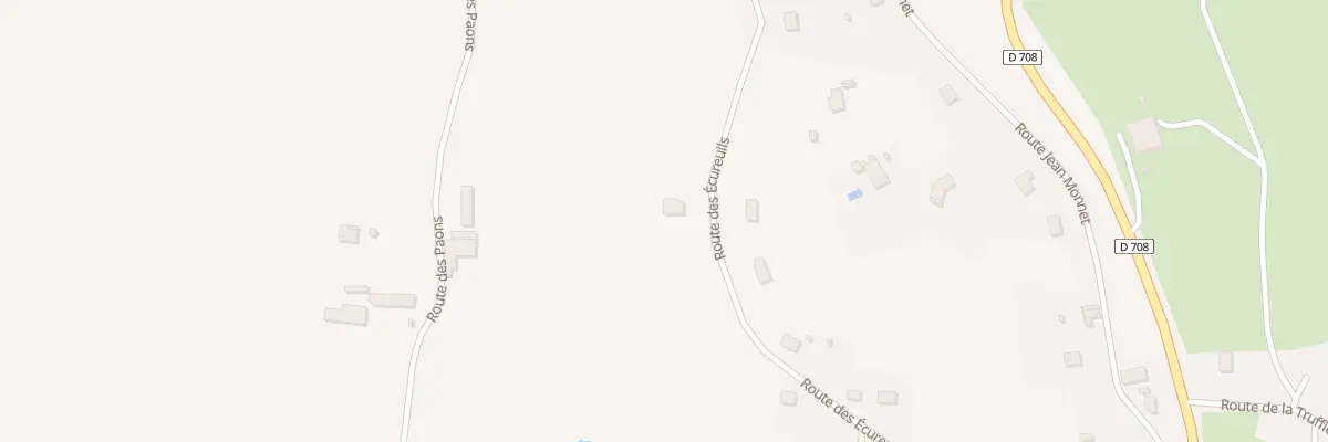 Plan du 465 Rte des Ecureuils à Villetoureix