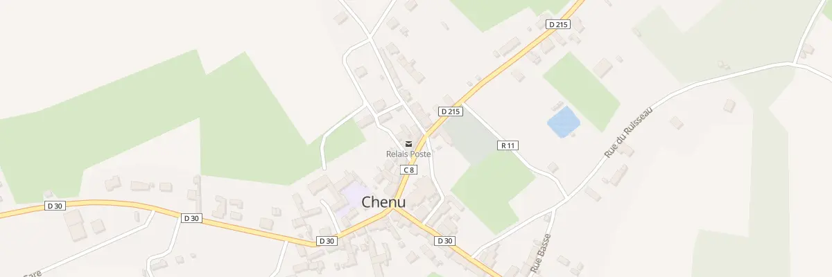 Plan du 13 Pl de l’Eglise à Chenu